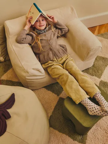 Billow bean bag fåtölj - Off-white - Ferm Living