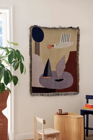 Bird väggbonad filt - 80x110 cm - Ferm Living