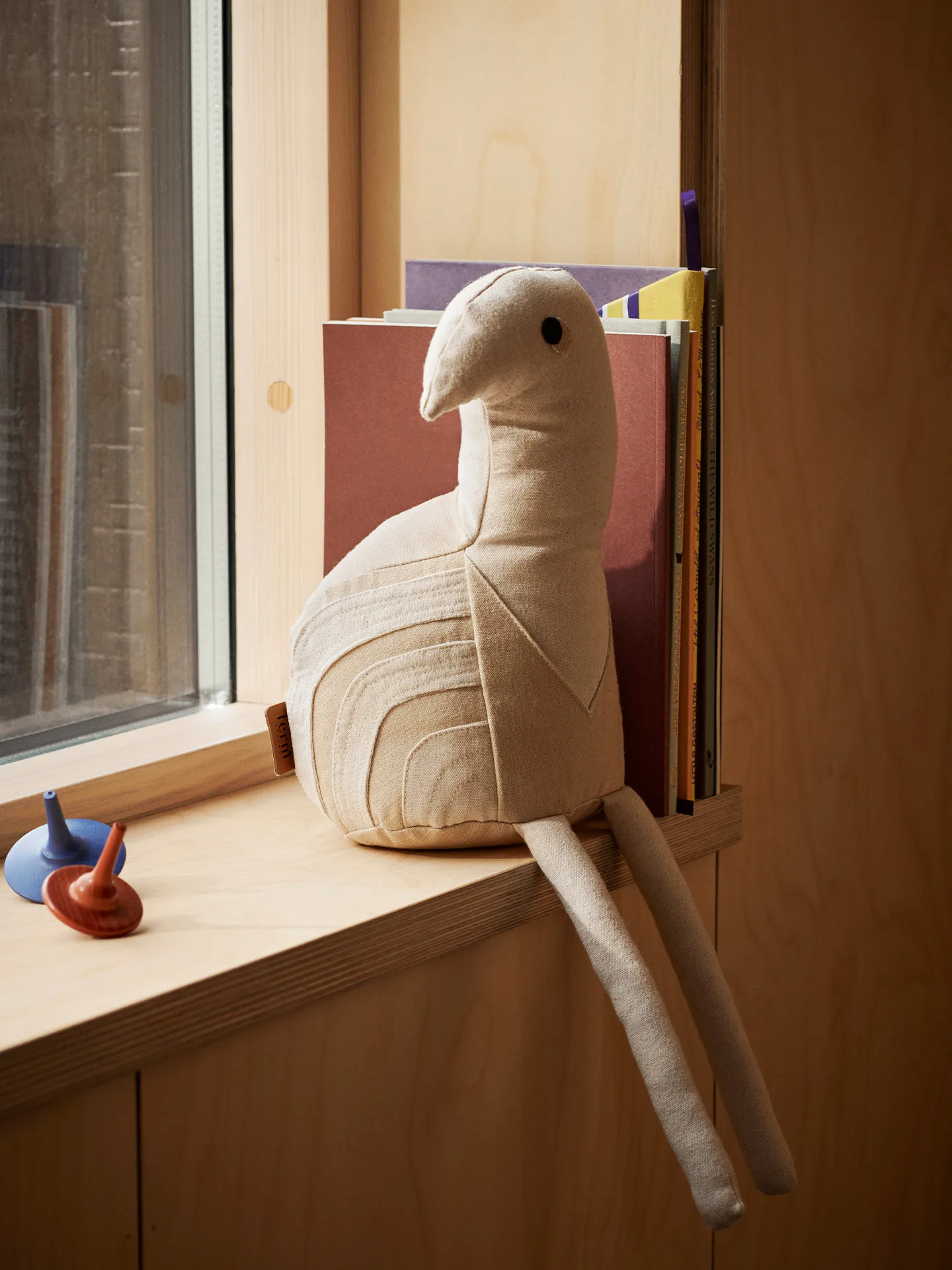 Birdy Teddy gosedjur, Natural-Off-white Ferm Living
