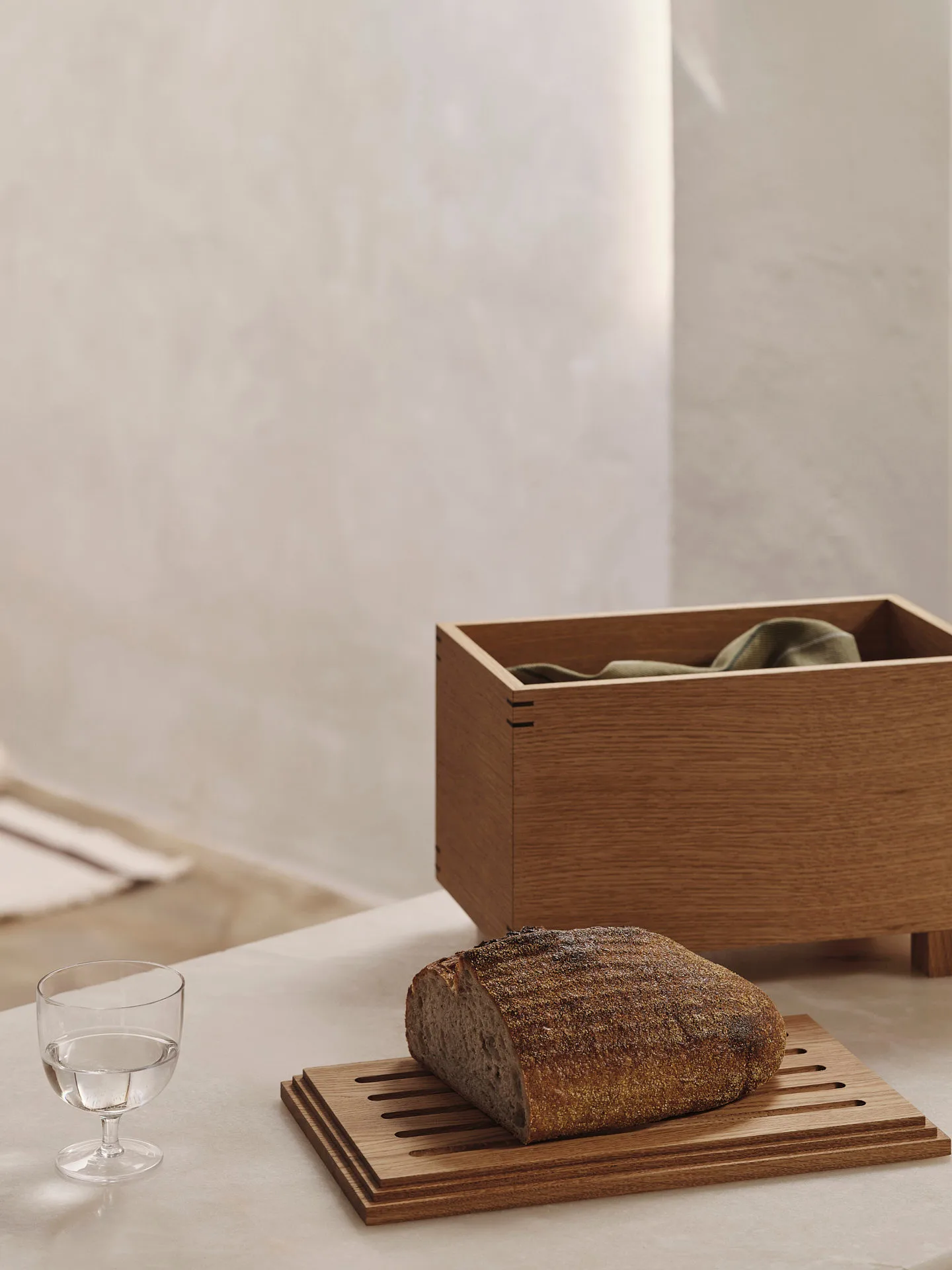 Bon trälåda 19x35 cm, Oiled oak Ferm Living