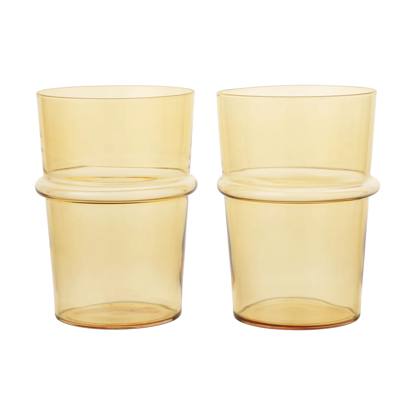 Boya dricksglas högt 45 cl 2-pack, Yellow Ferm Living
