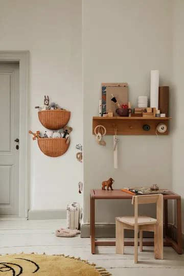 Braided väggkorgar 2-pack - Natural - Ferm Living