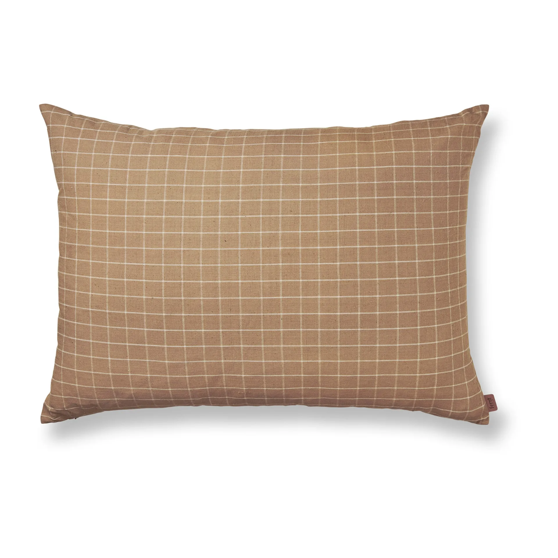Brown kudde 60x80 cm, Check Ferm Living