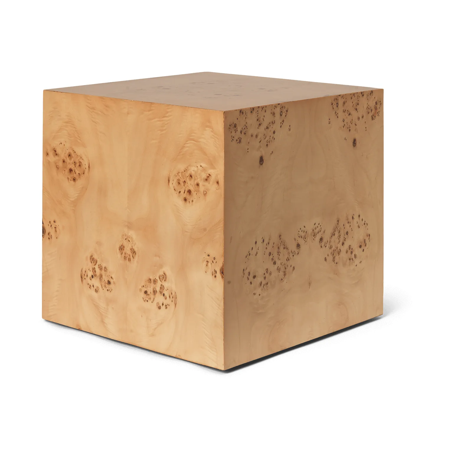 Burl Cube sidobord 40x40 cm, Natural Ferm Living
