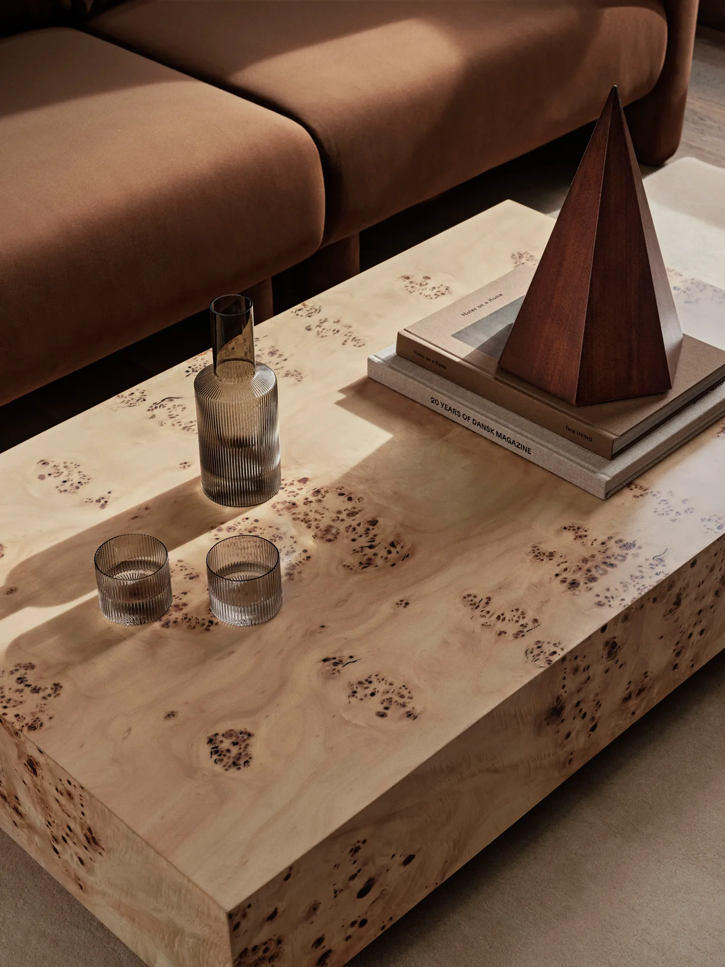 Burl soffbord 70x117x30 cm, Natural Ferm Living