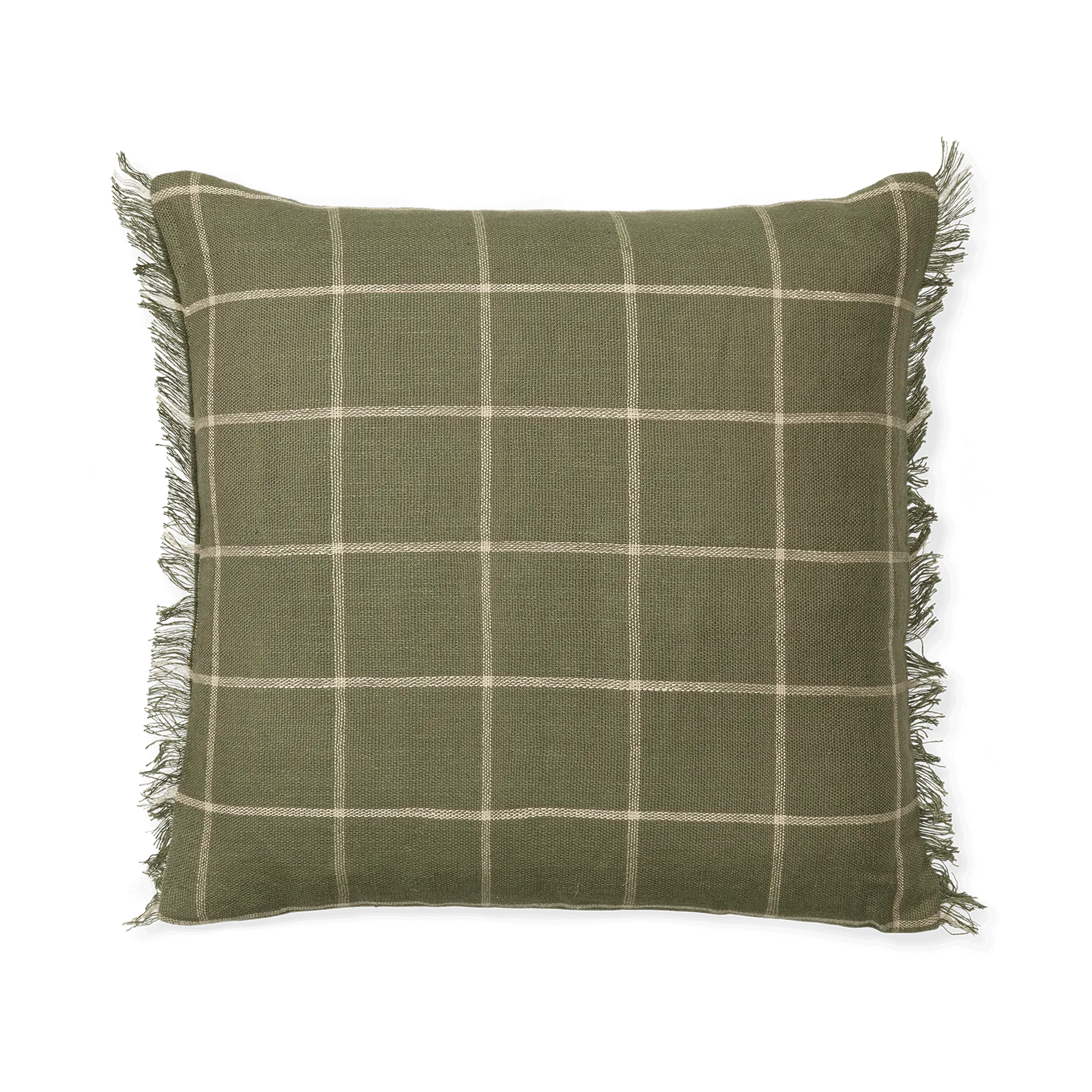 Calm kuddfodral 50x50 cm, Olive-Off-white Ferm Living