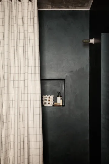Chambray duschdraperi - Rutig - Ferm Living