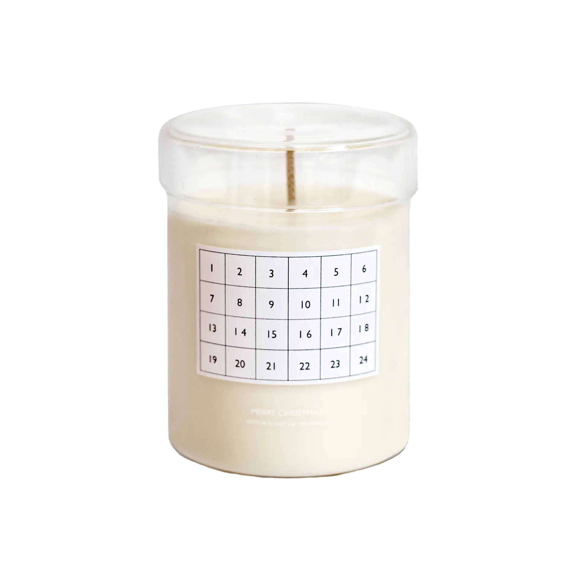 Christmas Calendar doftljus, Vit Ferm Living