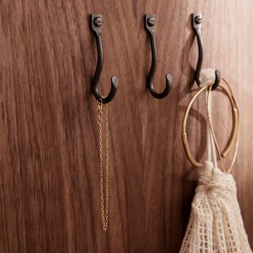 Curvature krok 3-pack - Svart mässing - Ferm Living
