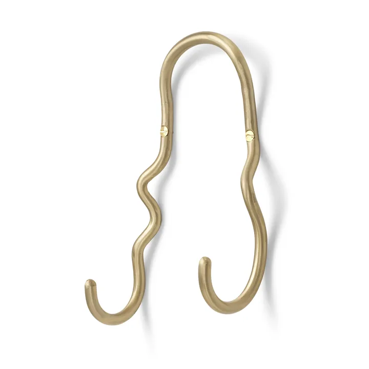 Curvature krok dubbel - Mässing - Ferm Living
