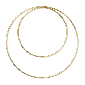 Deco dekorationsring Ø65 cm - Mässing - Ferm Living