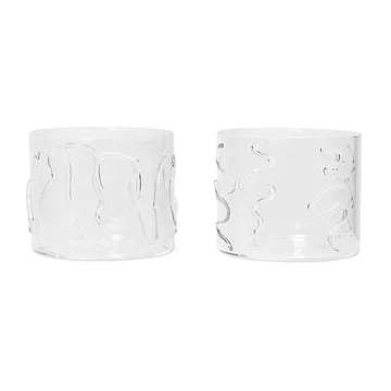 Doodle dricksglas low 2-pack - 20 cl - Ferm Living