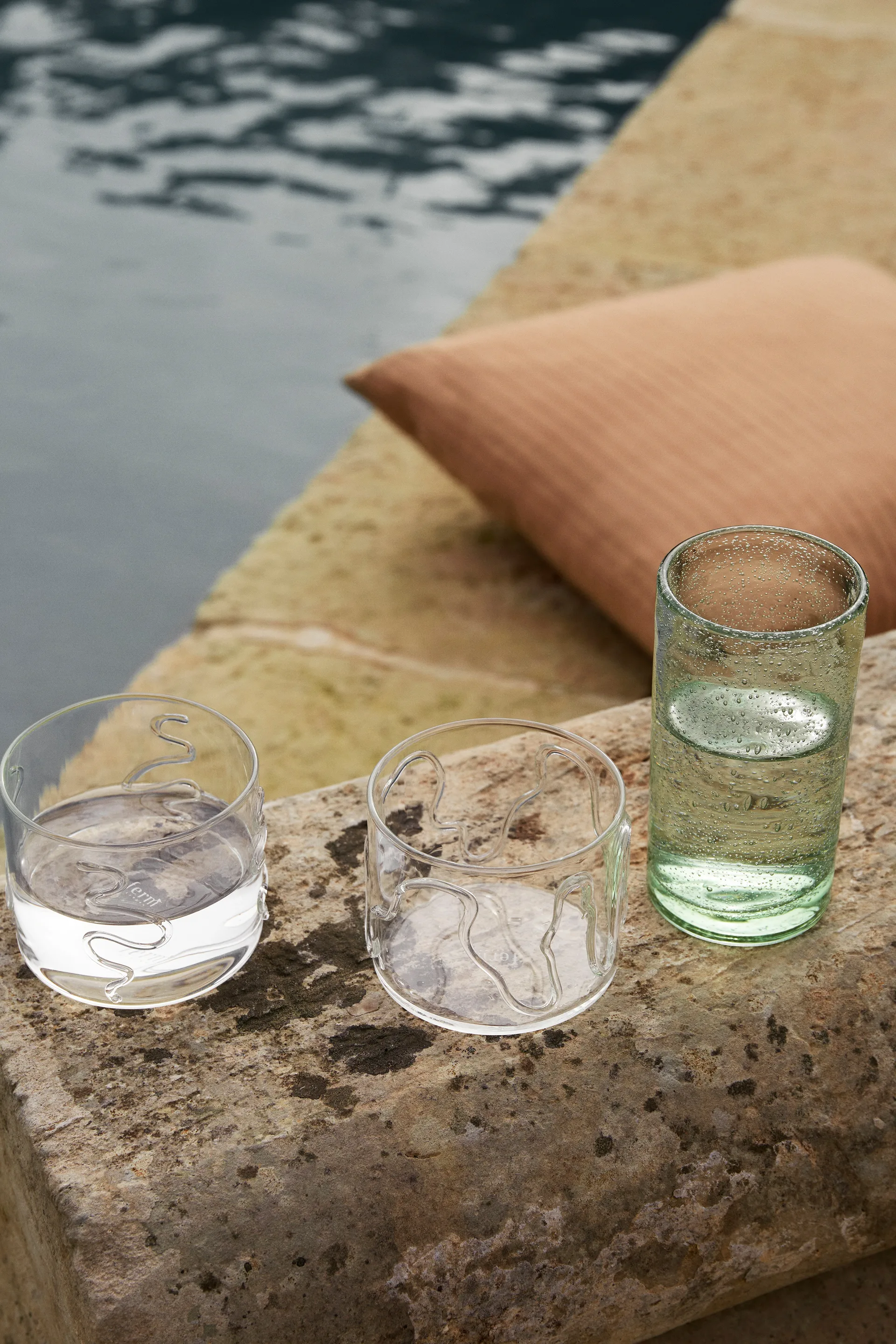 Doodle dricksglas low 2-pack, 20 cl Ferm Living