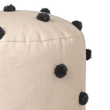 Dot puff Ø39 cm - Sand-black - Ferm Living