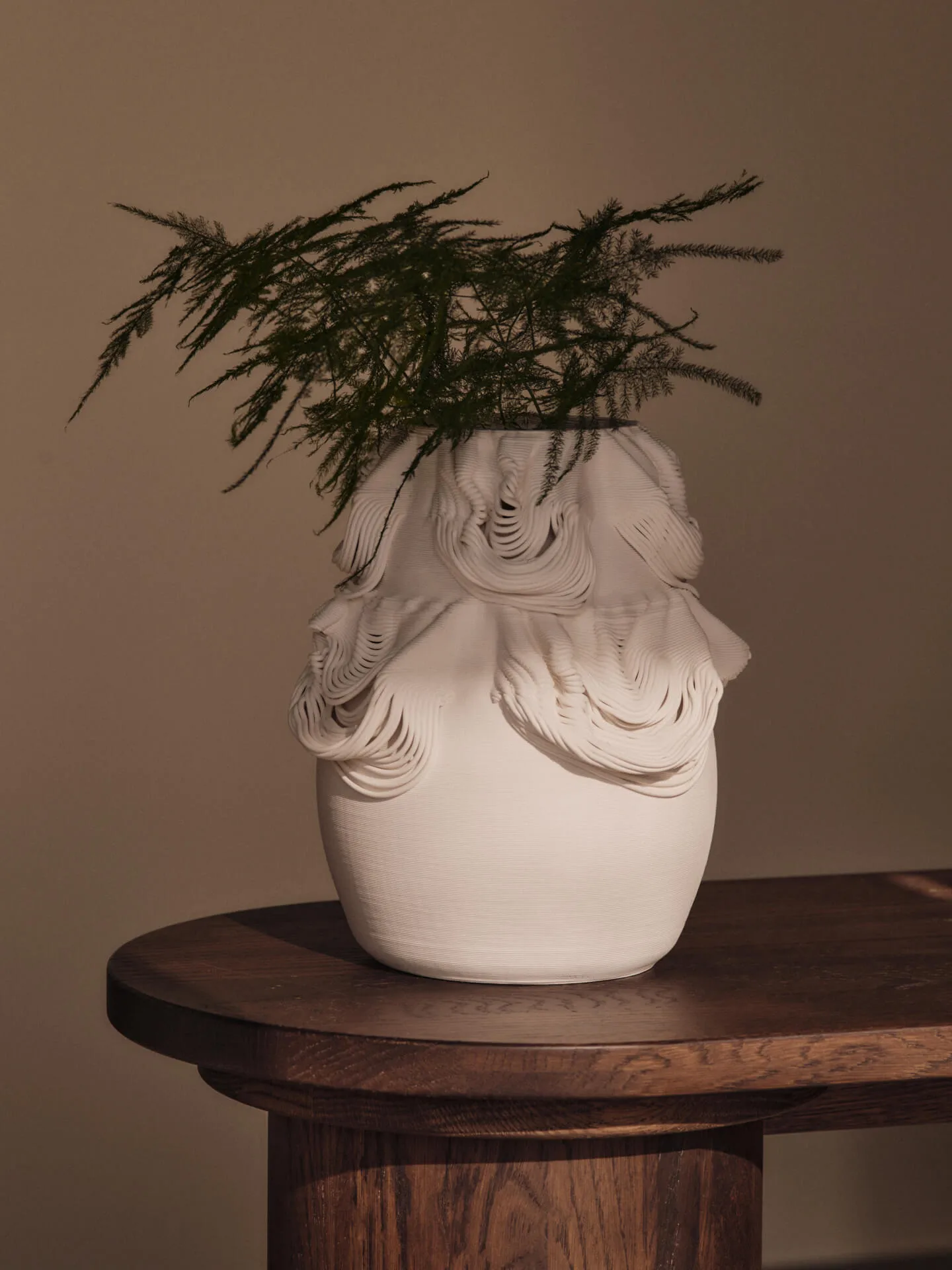 Drisca vas 23 cm, Off-white Ferm Living