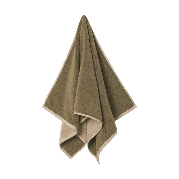 Ekko handduk - Olive-cashmere, 50x100 cm - Ferm Living