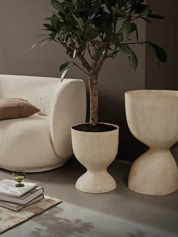 Evoke kruka 45 cm - Warm Sand - Ferm Living