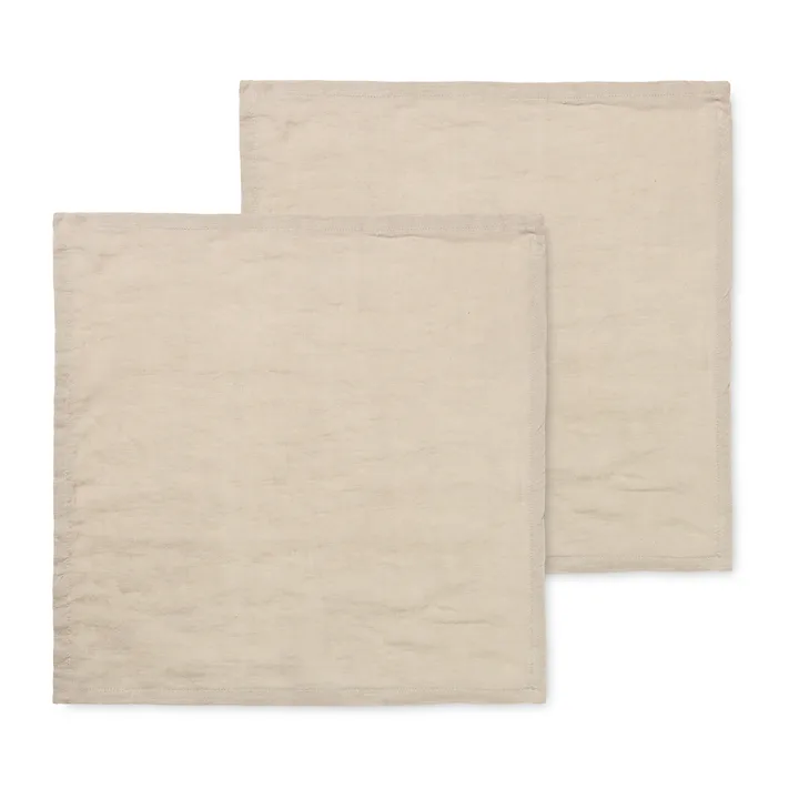Ferm Living linneservetter 2-pack - Natural - Ferm Living
