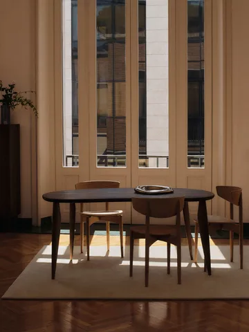 Feve bord 160x86x73 cm - Walnut - Ferm Living