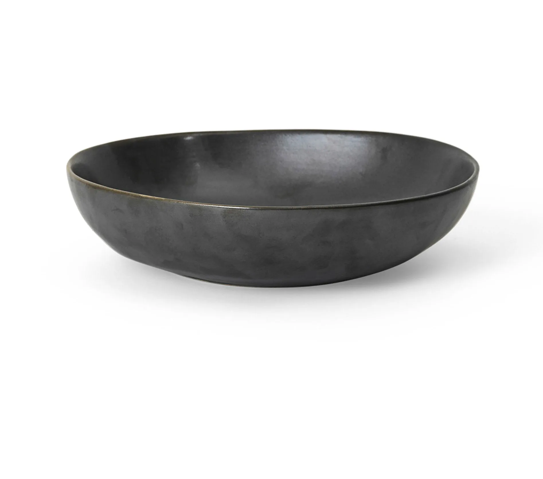 Flow skål large Ø19,5 cm, Black Ferm Living