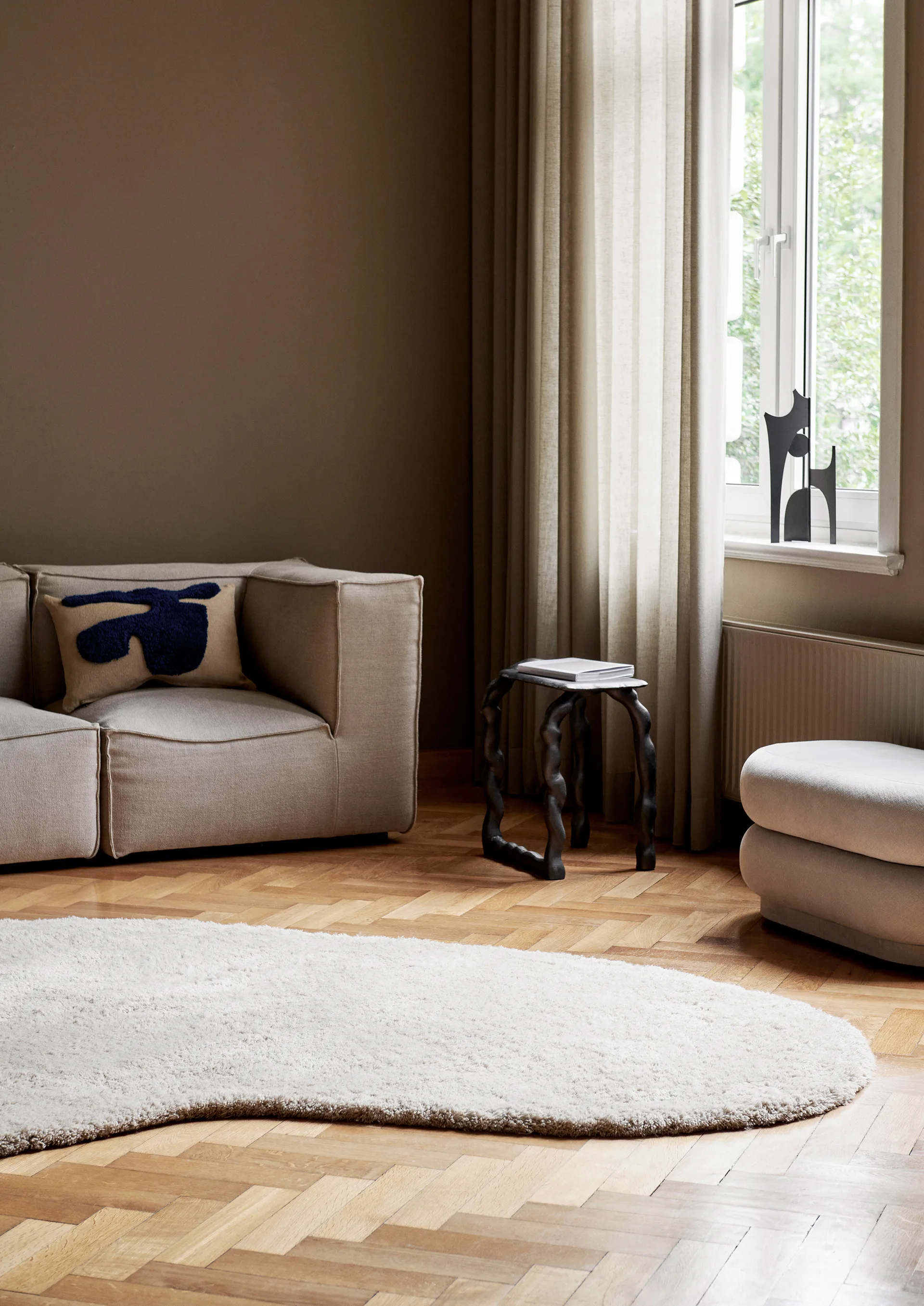 Forma ullmatta 175x250 cm, Off-white Ferm Living