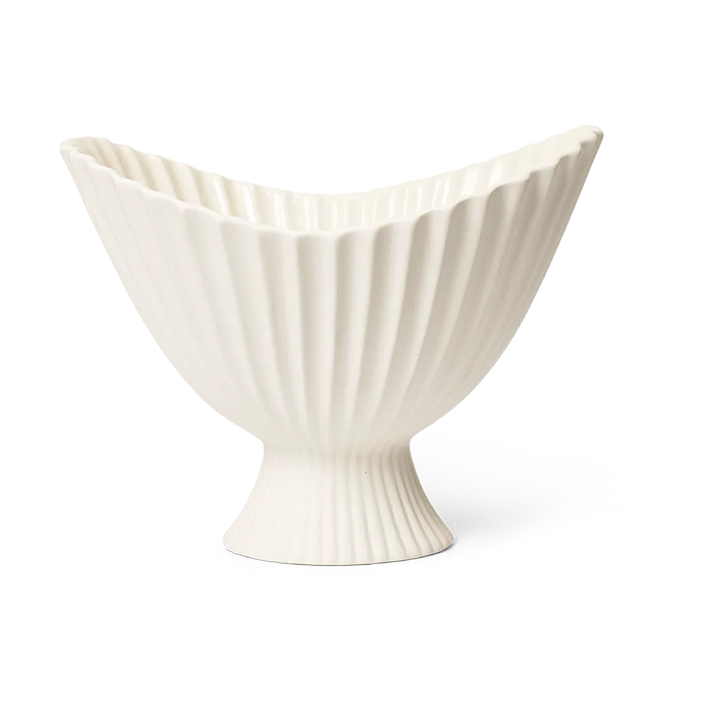 Fountain skål 28 cm, Off-white Ferm Living