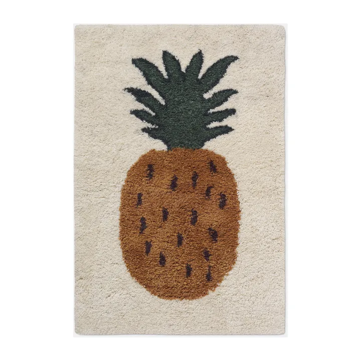 Fruiticana matta L 120x180 cm - Pineapple - Ferm Living