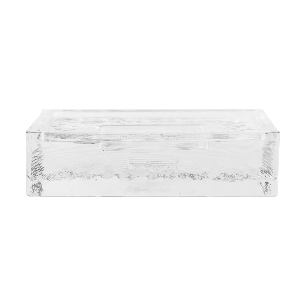 Gradia ljusstake square 16x16 cm, Clear Ferm Living