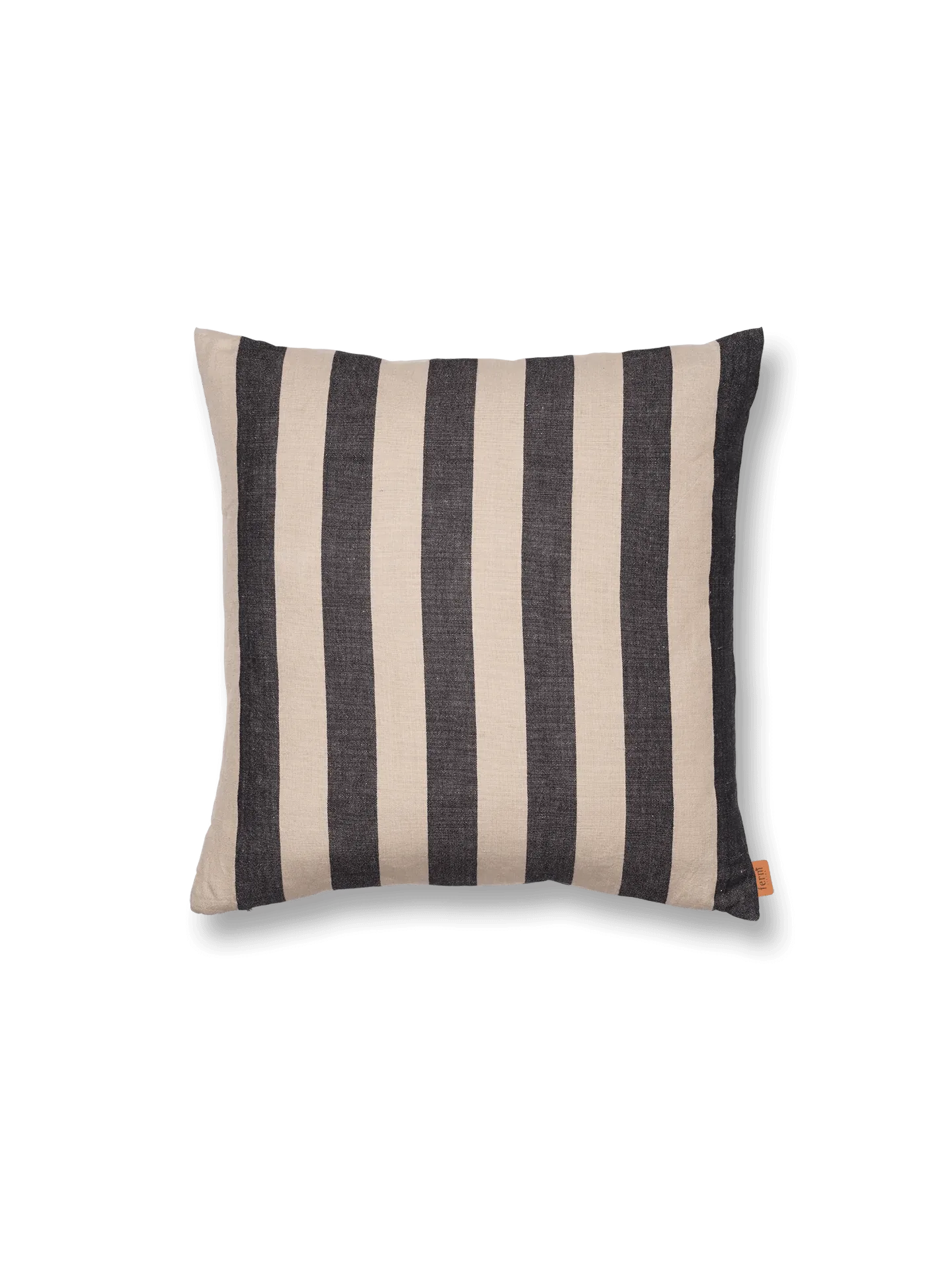 Grand kuddfodral 50x50 cm, Sand-svart Ferm Living