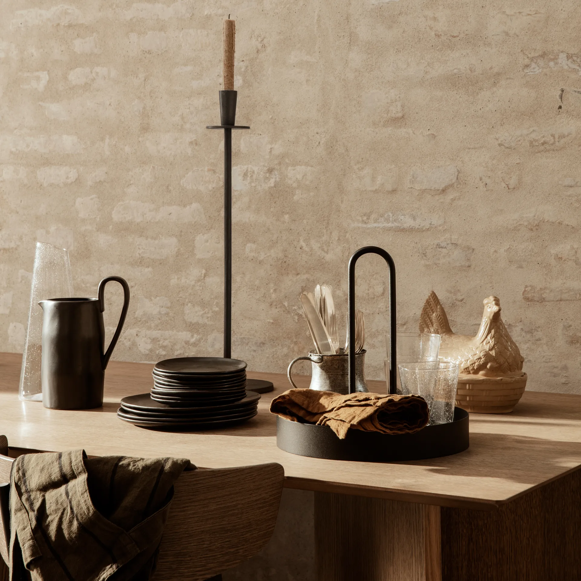 Grib Tray bricka, Black Ferm Living