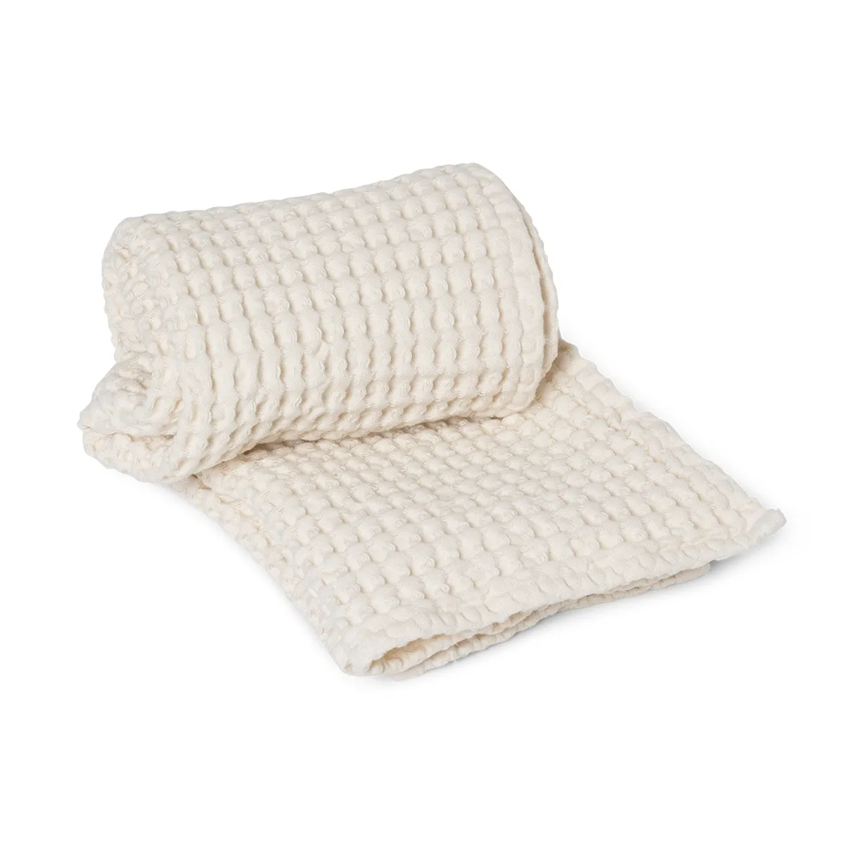 Handduk ekologisk bomull off-white, 50x100 cm Ferm Living