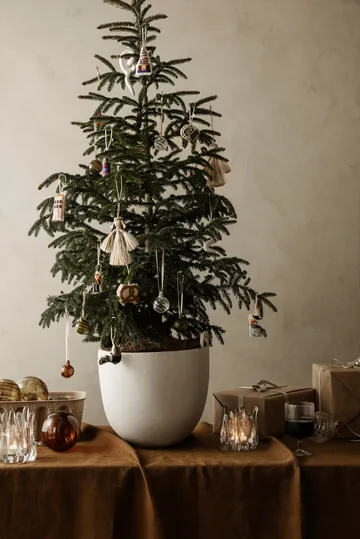 Holo värmeljusstake Ø10 cm - Clear - Ferm Living
