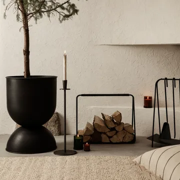 Hoy ljusstake - Svart - Ferm Living