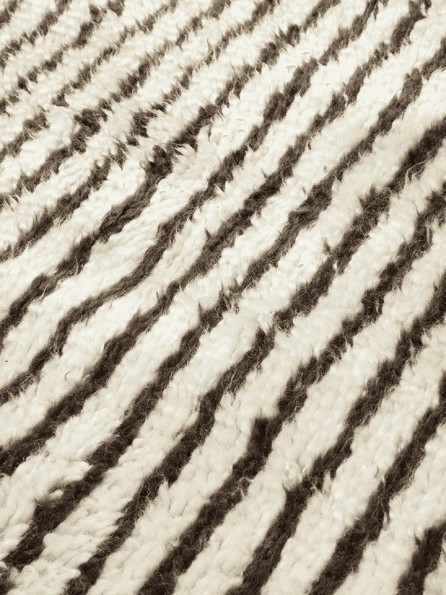 Kami matta, Off white-coffee, 120x180 cm Ferm Living