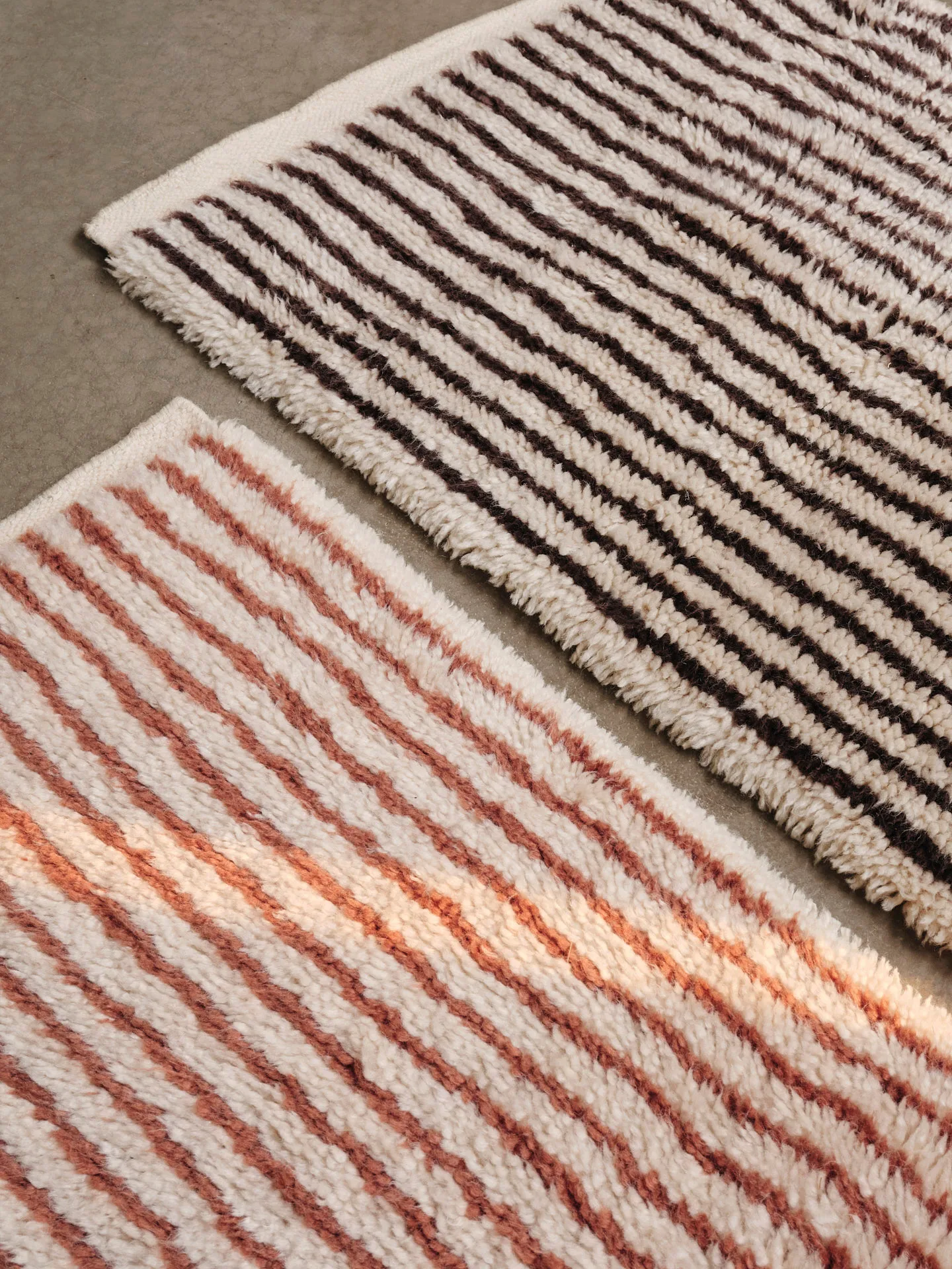 Kami matta, Off white-coffee, 120x180 cm Ferm Living