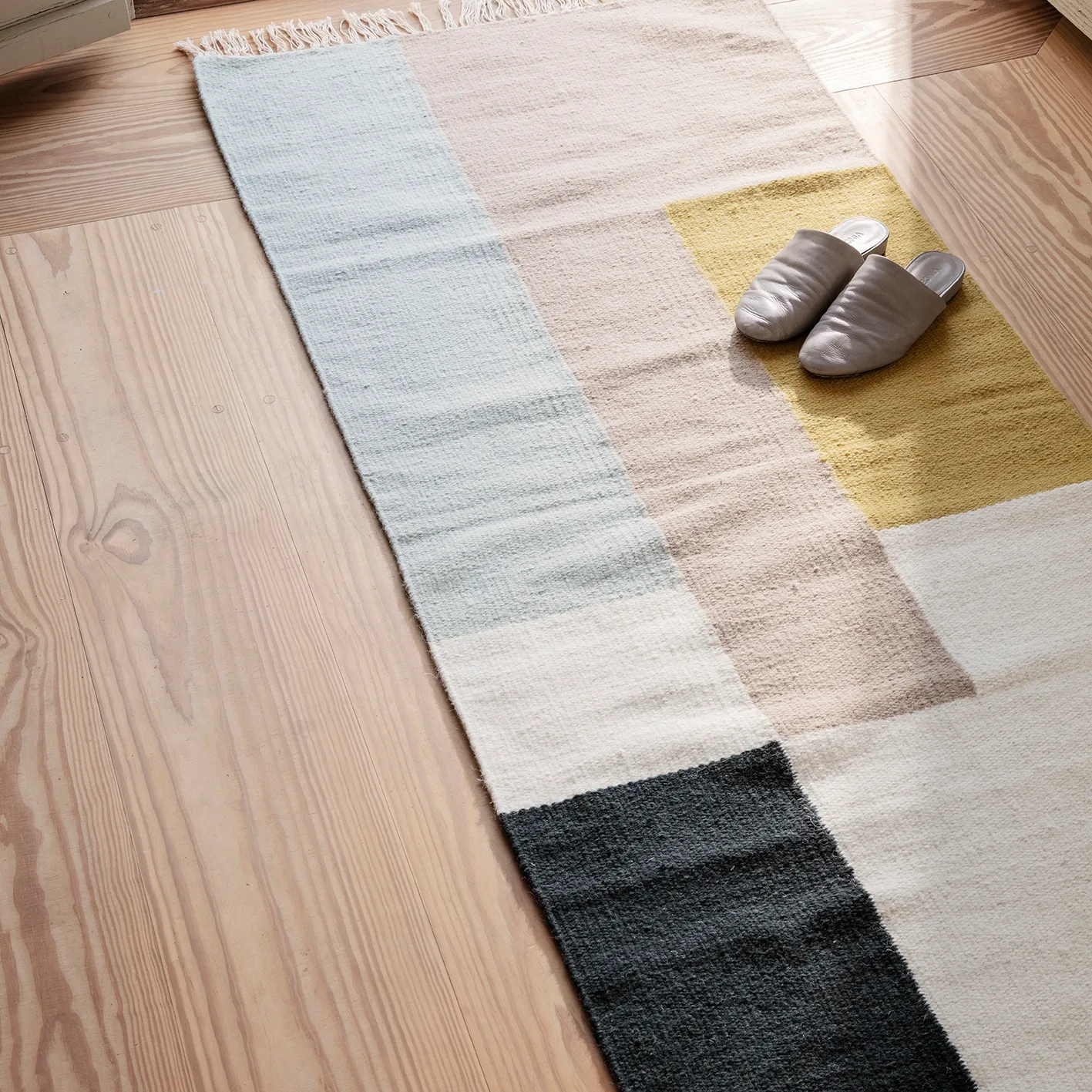 Kelim matta 70x180 cm, Squares Ferm Living