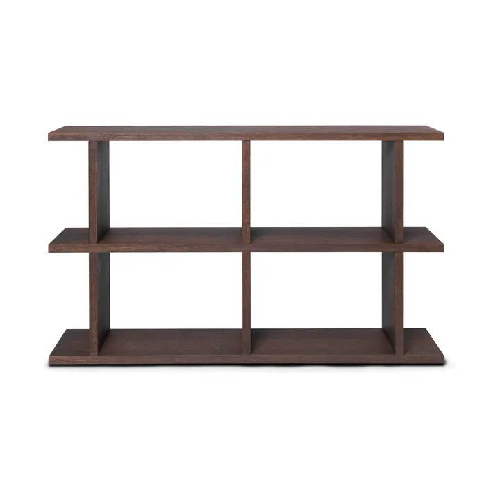 Kona bokhylla 2x2 - Dark stained - Ferm Living
