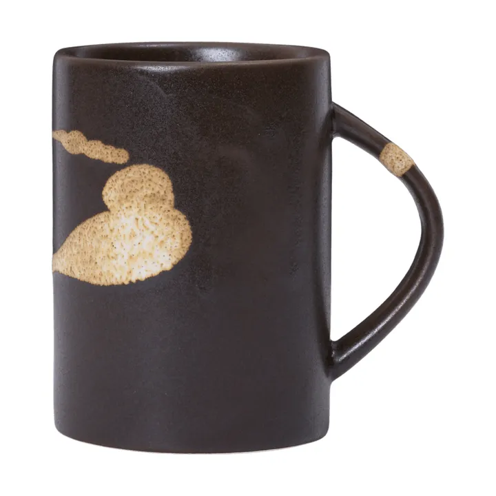 Koyo mugg 30 cl - Dark brown-buff - Ferm Living