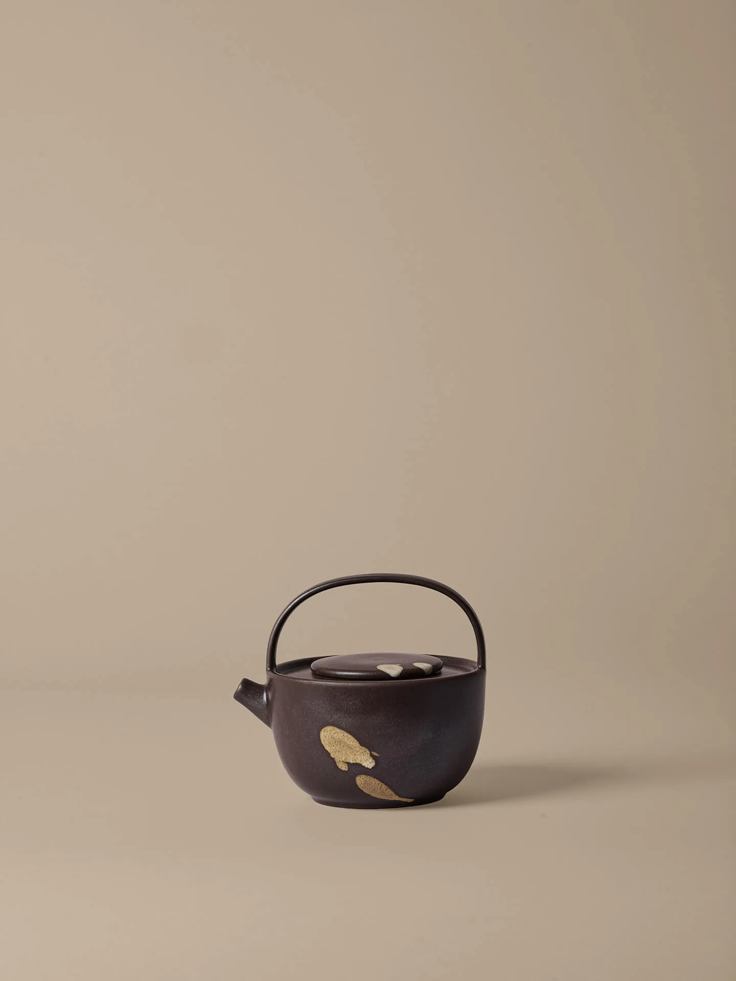 Koyo tekanna 0,85 L, Dark brown-buff Ferm Living