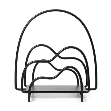 Lithos tidningsställ - Black - Ferm Living