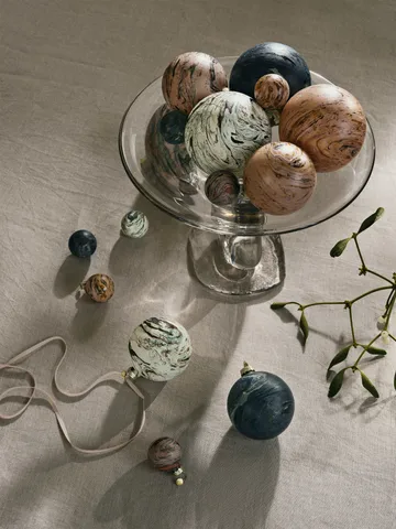 Marble dekorationskula mixed 4-pack - Large - Ferm Living