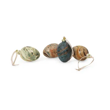 Marble easter eggs 4-pack - Mixed - Ferm Living