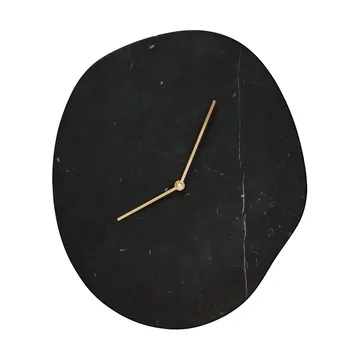 Melt väggklocka 28x33 cm - Black marble - Ferm Living