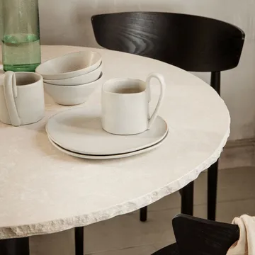 Mineral matbord - vit, marmor bianco curia - Ferm Living