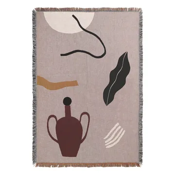 Mirage pläd 120x170 cm - Grey - Ferm Living