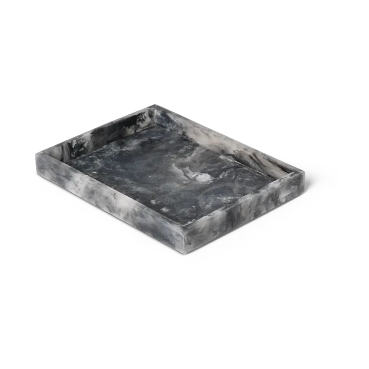 Mist dekorationsbricka 15x20 cm - Charcoal - Ferm Living
