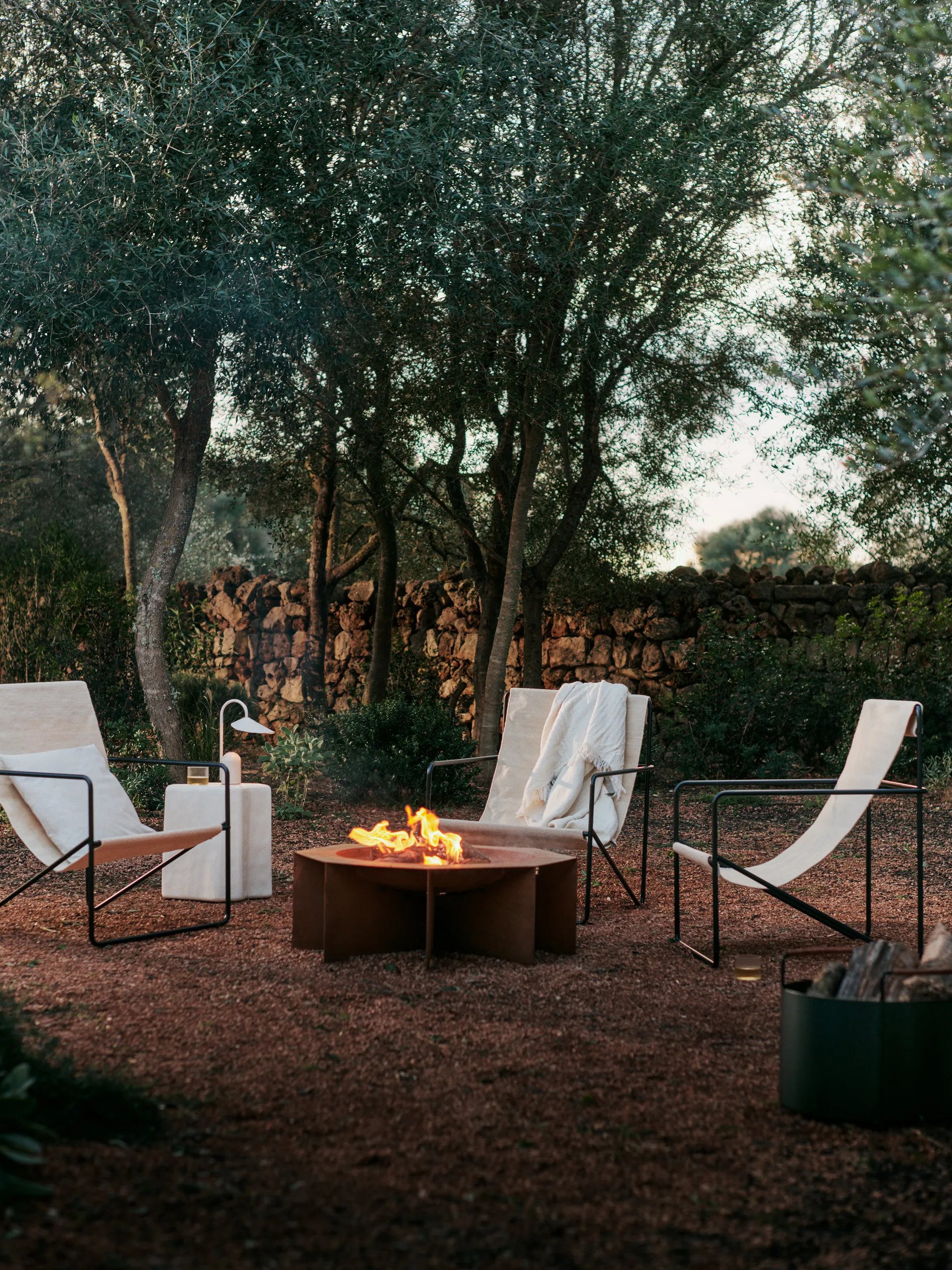 Otto fire pit eldstad, Rust, Ø85,5x29 cm Ferm Living