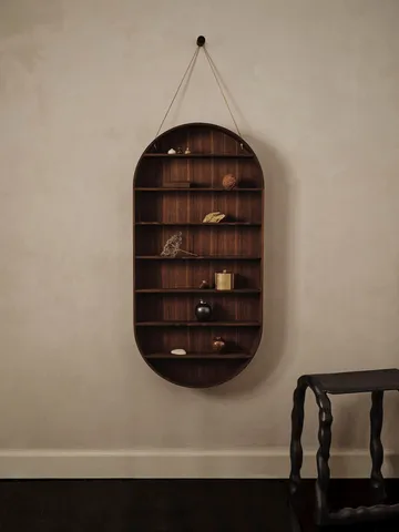 Oval Dorm hylla - Smoked oak - Ferm Living