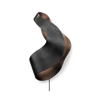 Oyster vägglampa - Black - Ferm Living