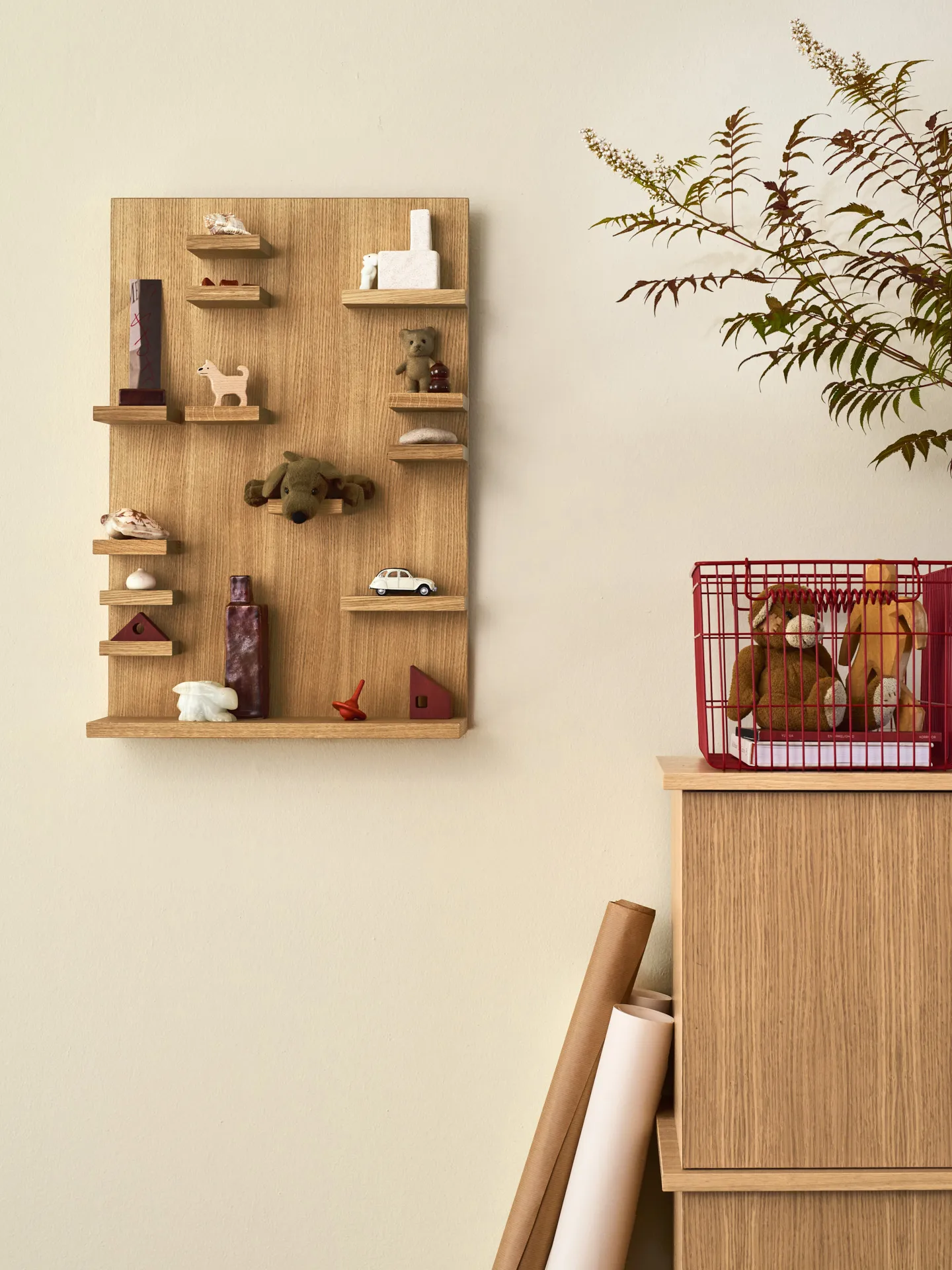 Parade vägghängd hylla 60 cm, Oiled oak Ferm Living
